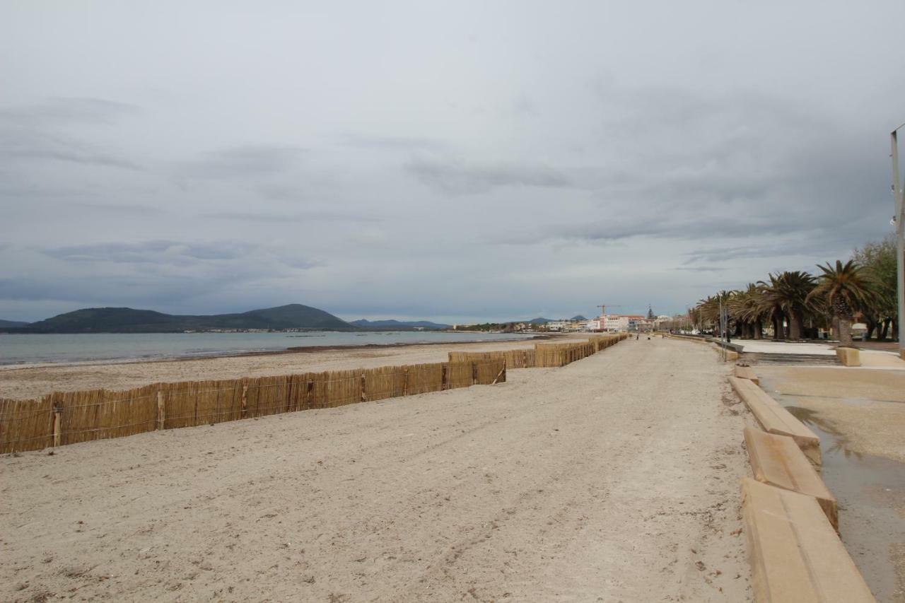 Family Apartment On The Beach Alguer Exterior foto