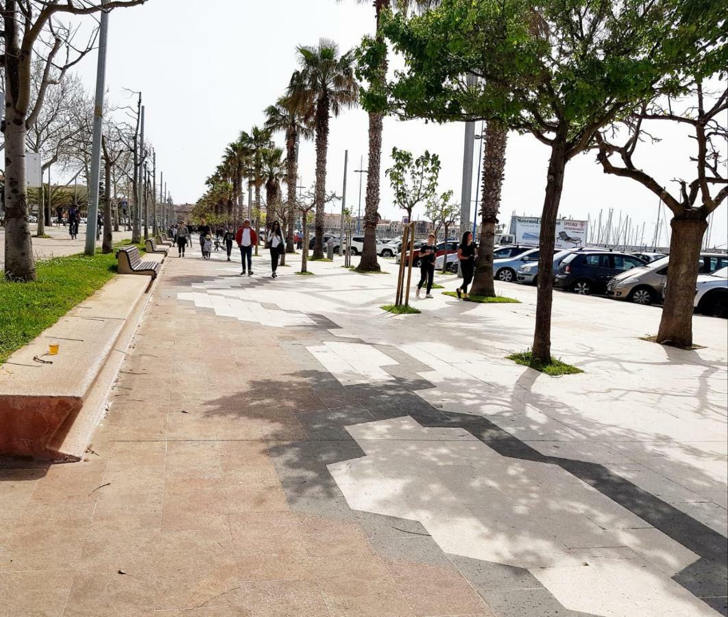 Family Apartment On The Beach Alguer Exterior foto